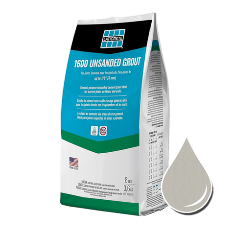 8lb Bag of Laticrete Unsanded Grout in Smoke Grey #89 color