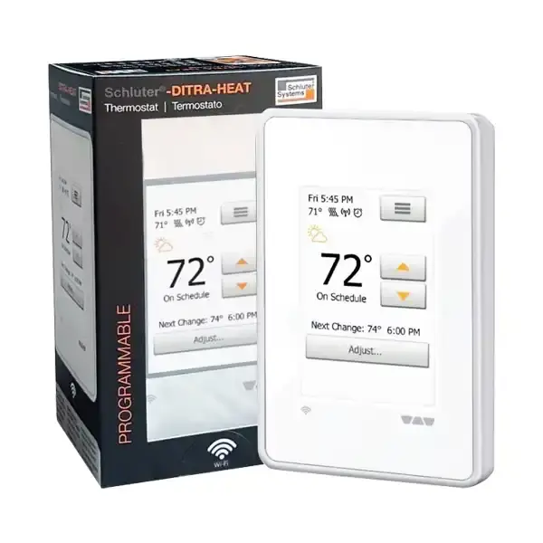 Schluter-DITRA-HEAT-E-WiFi Programmable Digital Floor Thermostat (DHERT104/BW)