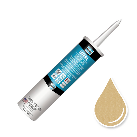 Laticrete Latasil High-Performance Silicone Sealant in Butter Cream #81