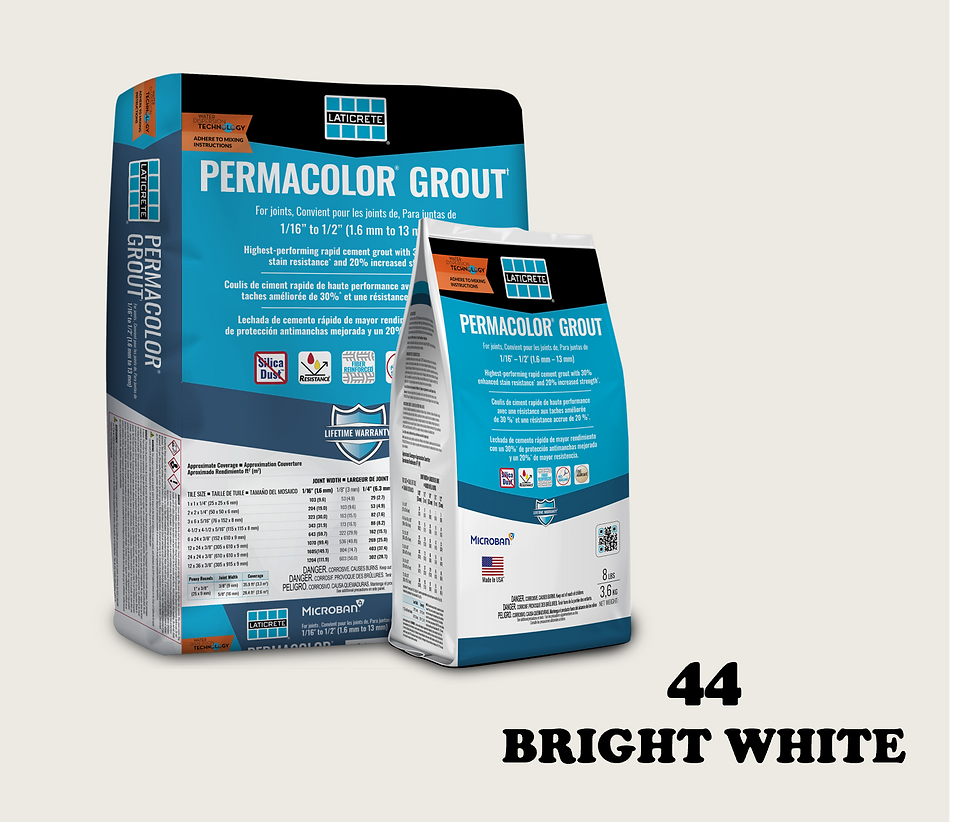 LATICRETE PERMACOLOR Grout #44 BRIGHT WHITE