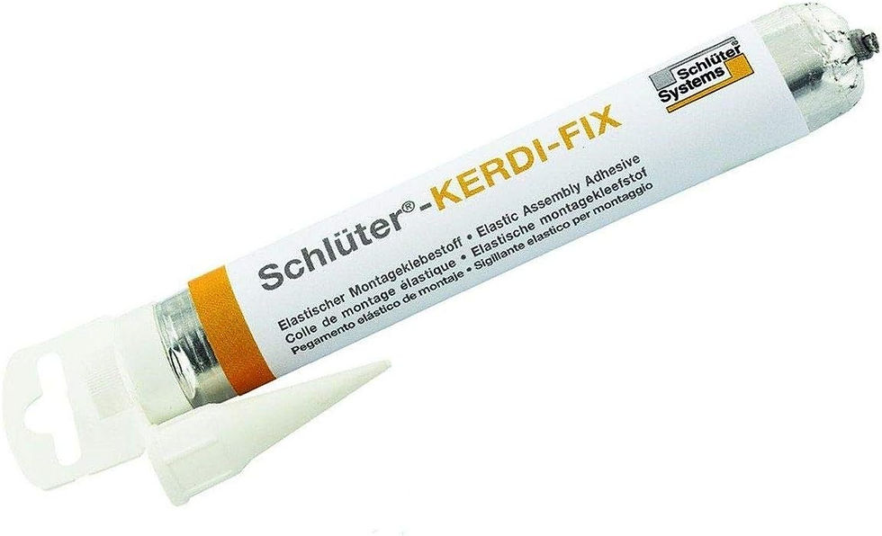 SCHLUTER KERDI-FIX Sealing/Bonding Compound Tube (100g-100ml) Grey