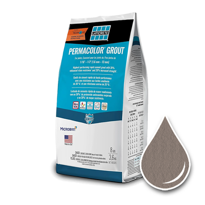 8lb Bag of LATICRETE Permacolor grout in Hot Cocoa #57 color