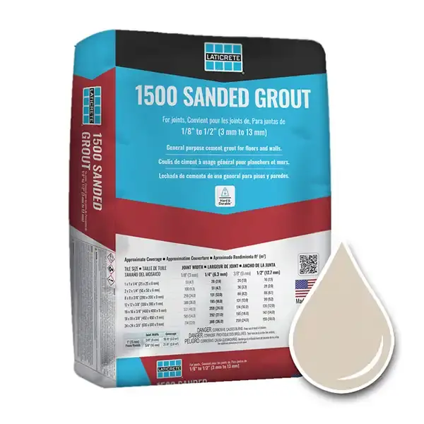 25lb Bag of Laticrete 1500 Sanded Grout in Antique White #23