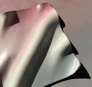 FOLDED SILENCE, Acrylfarben und Ton auf Leinwand, Acrylic on clay canvas