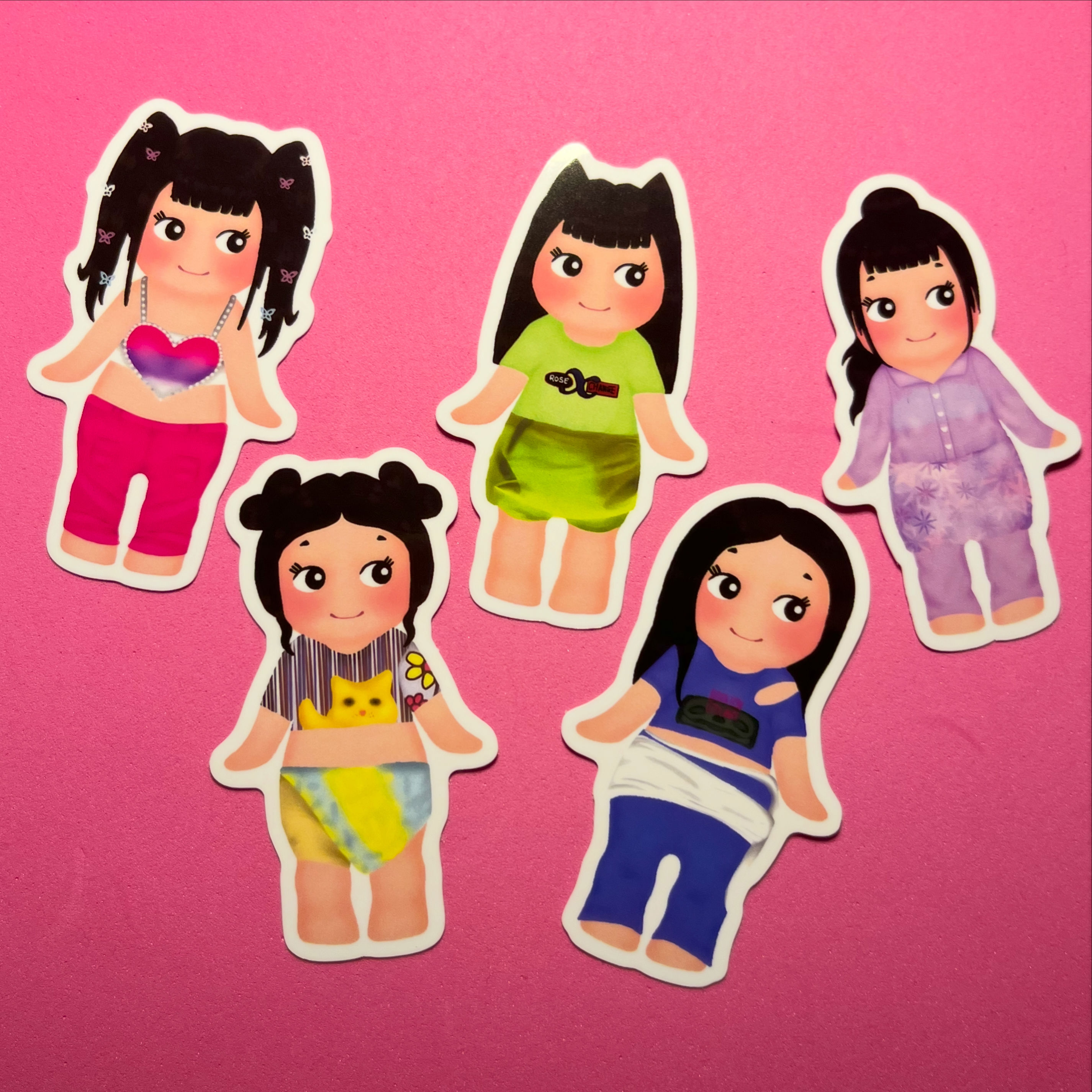 NJZ Sonny Angel stickers