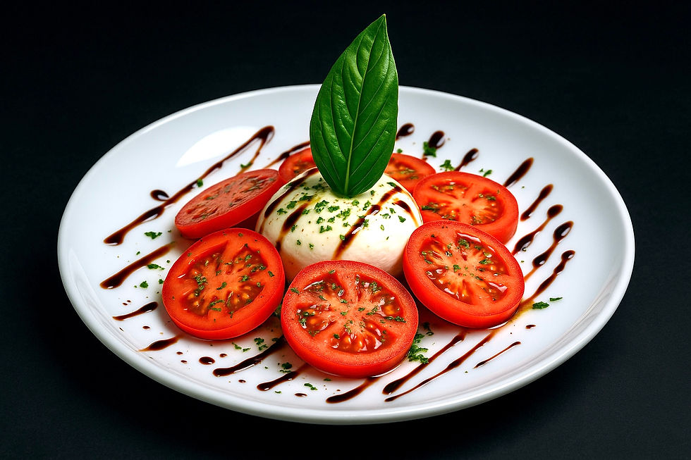 Arranged Food and Objects