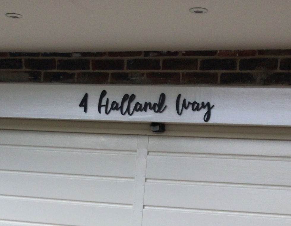 Custom Plastic Numbers and Letters -gohomenumbers.com- made to order