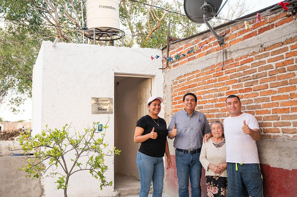 A TRAVÉS DE BAÑO DIGNO SE MEJORA LA CALIDAD DE VIDA DE LAS FAMILIAS PIEDADENSES
