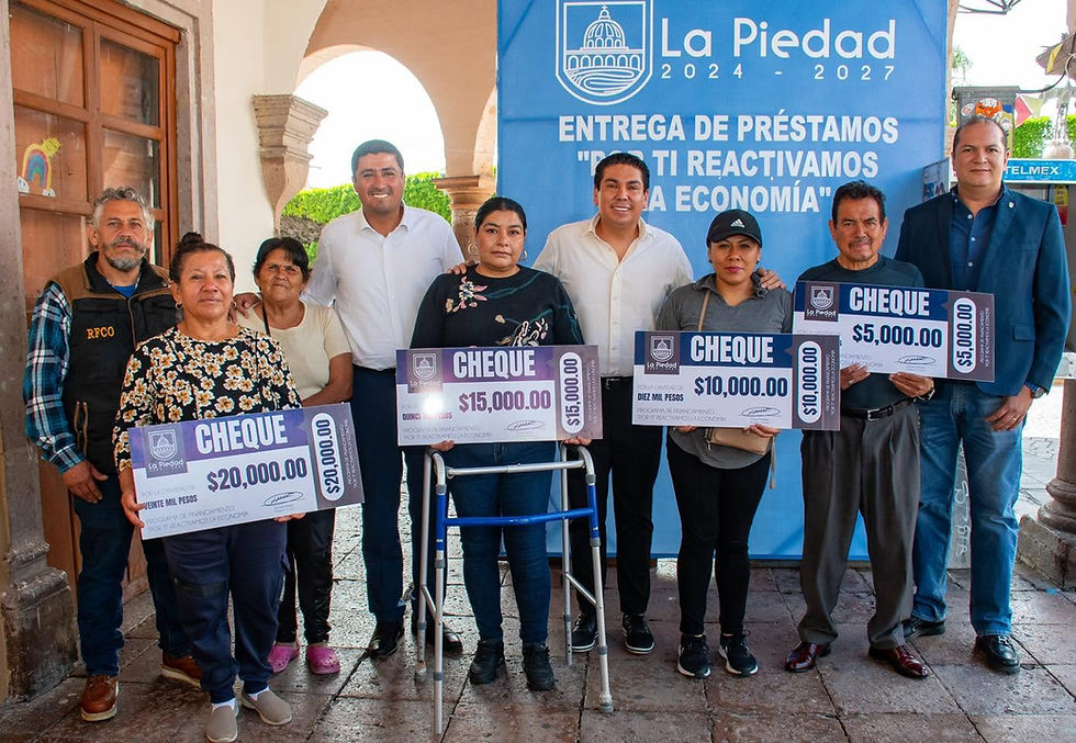 GOBIERNO DE LA PIEDAD FORTALECE LA ECONOMÍA A TRAVÉS DE MICROCRÉDITOS