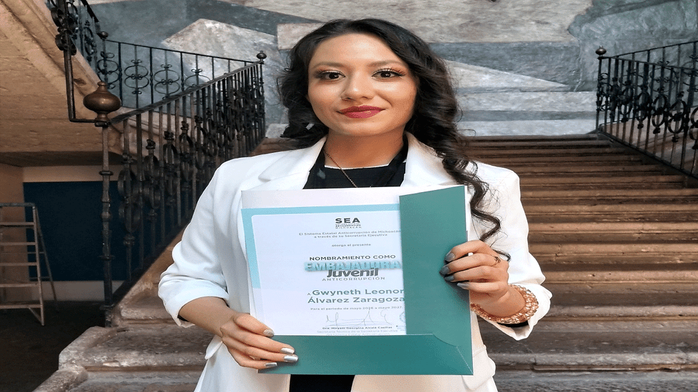 Alumna de UNIVA La Piedad recibe nombramiento como Embajadora Juvenil Anticorrupción
