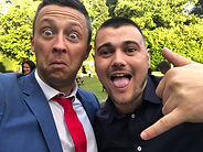 swansea magician, Swansea wedding magician with guest