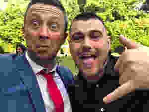 cardiff magician James Hawker at a Swansea wedding