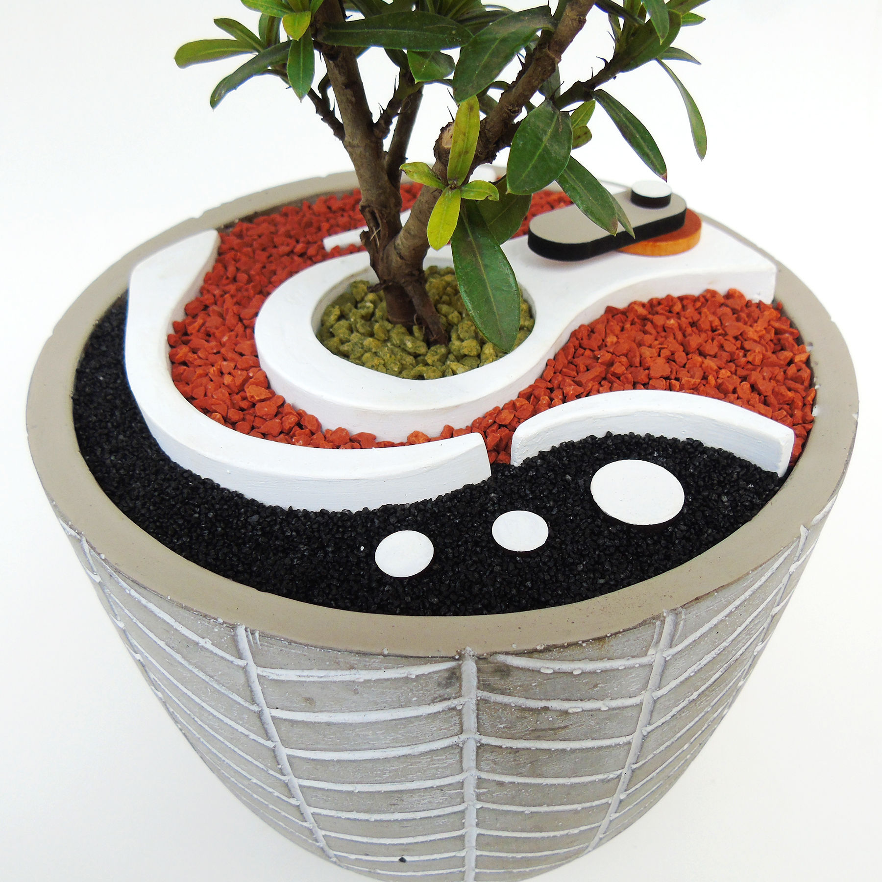 Micro jardín redondo [estilo 02]