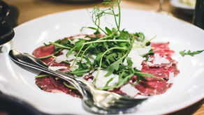 Rundscarpaccio met truffelolie
