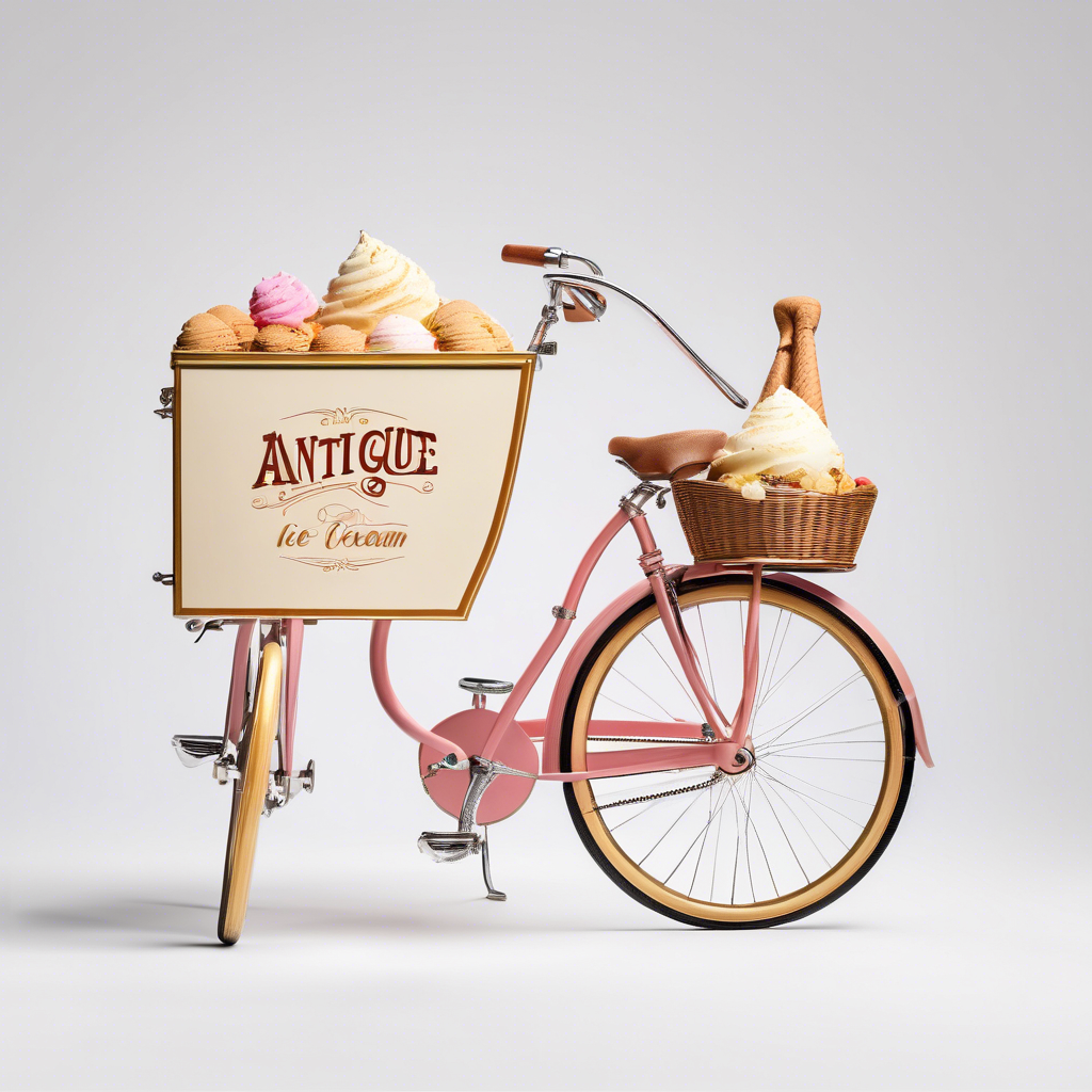 Antique Ice Cream Bicycle
