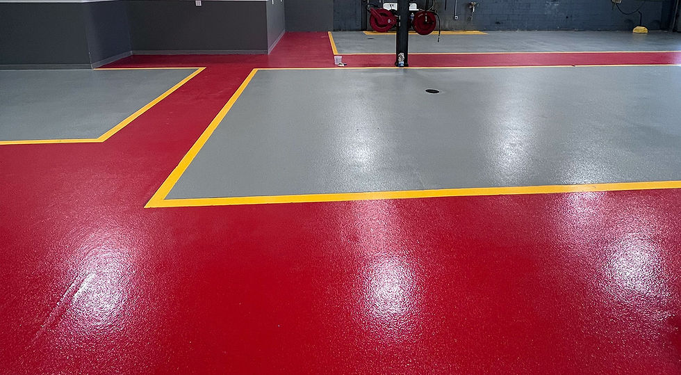 Comparing traction additives for concrete coatings