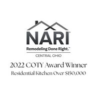 2022 COTY Award Winner- Residential Kitchen over $150k