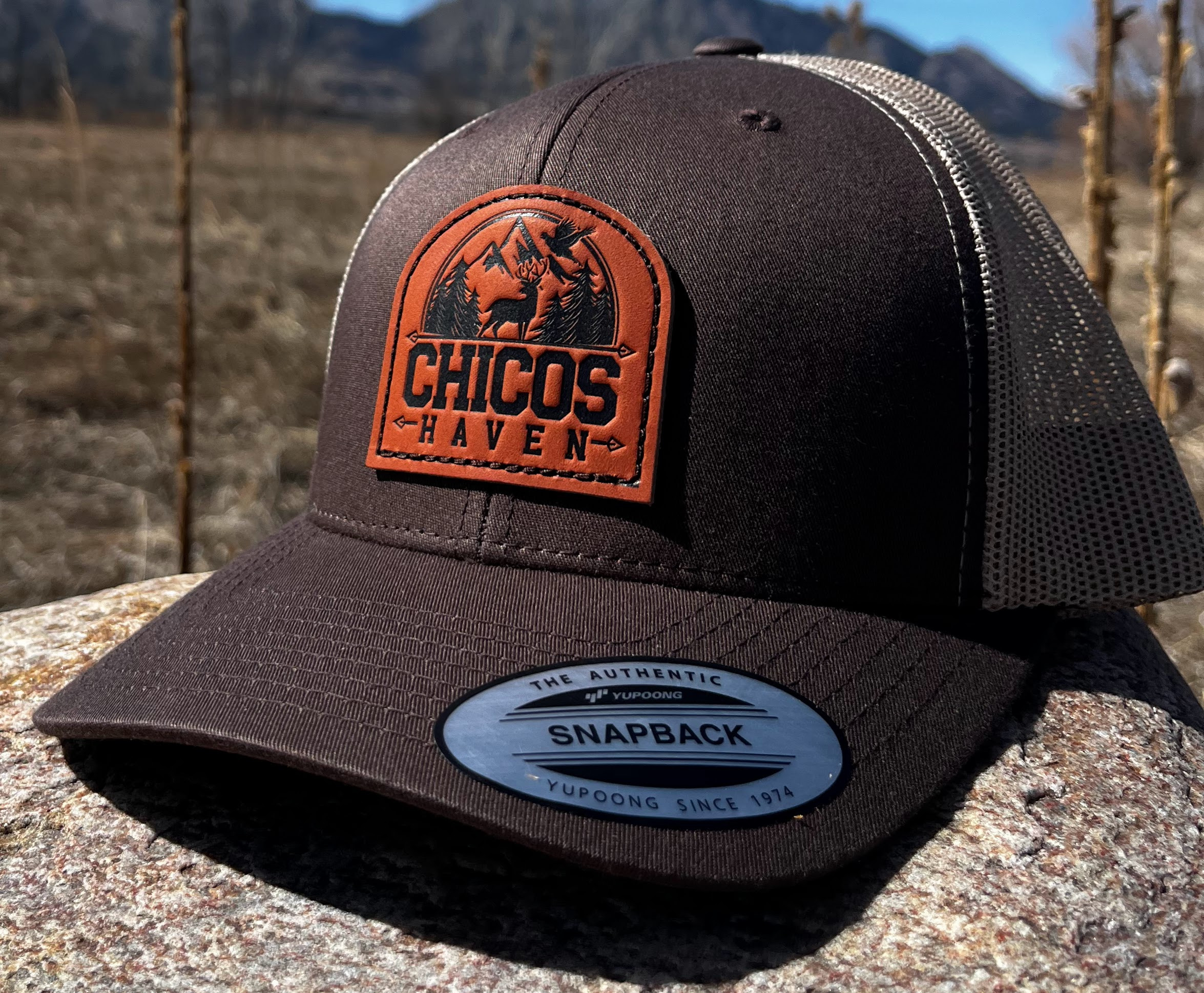 Chicos Haven Scout Snapback - Brown/Tan