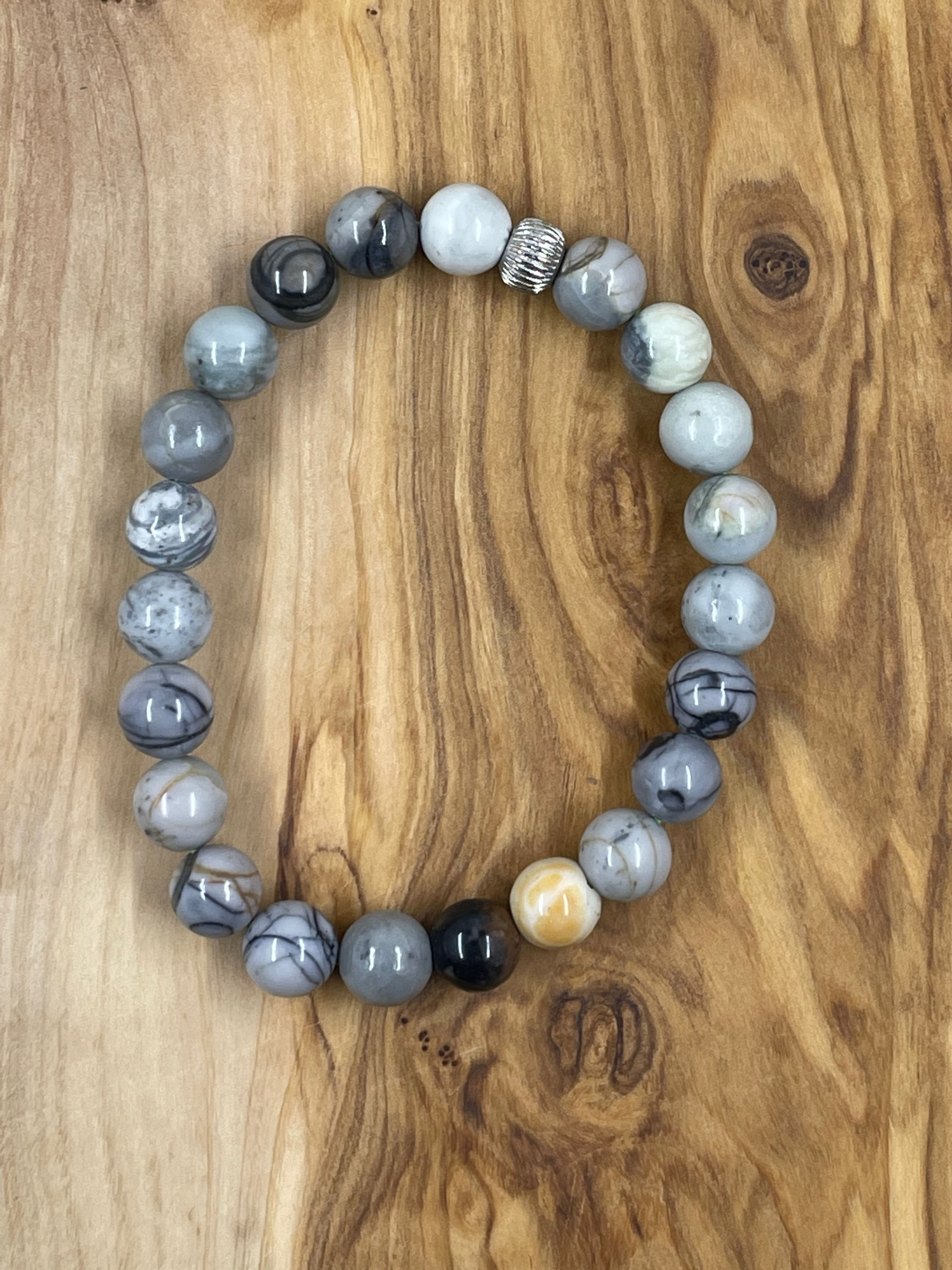 Picasso Jasper Stretch Bracelet