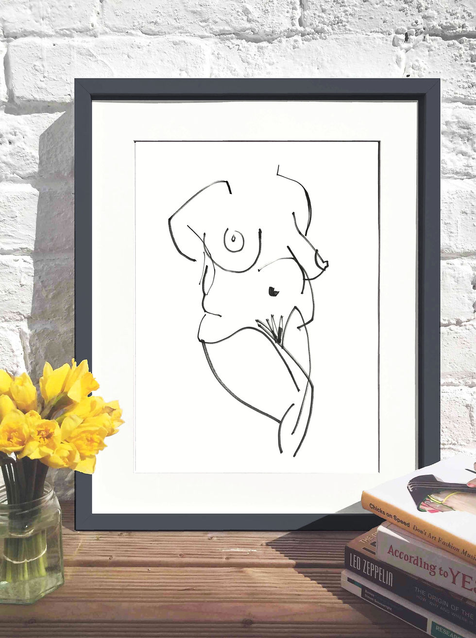 Thumbnail: Set of two figure Drawing of Ema