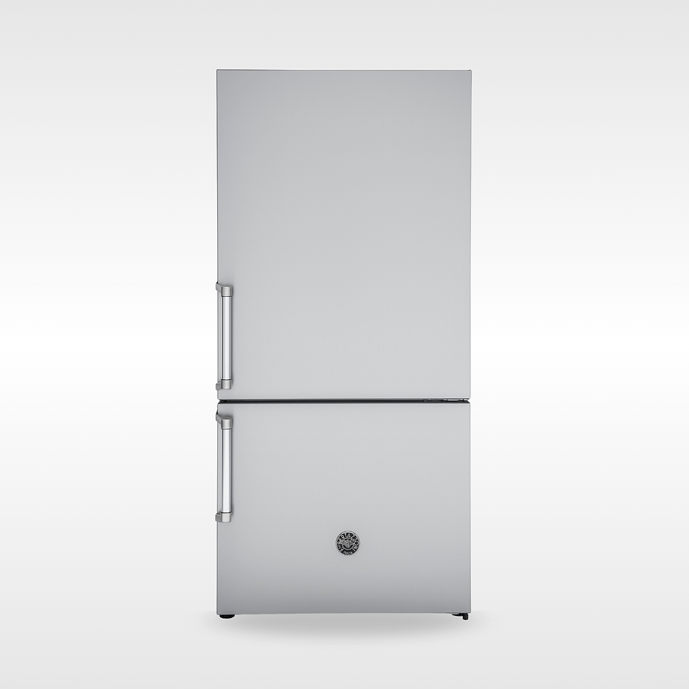 Refrigerador Bertazzoni master bottom freezer 501L 80cm em aço inox 127V
