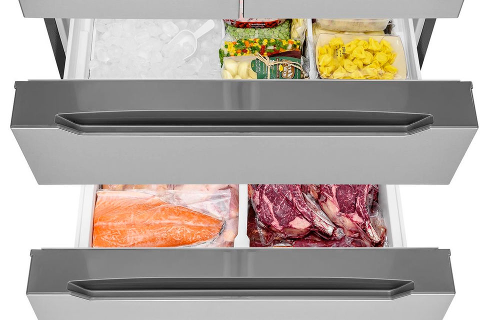 Super Freezer: função para um mais rápido congelamento dos alimentos à -22º C, que proporciona melhor preservação do sabor.