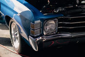 Restored 1971 Chevelle passenger side headlight