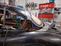 Fitment check on the window frame to roof skin on the 1959 Jaguar XK150 by FFR Fabrication