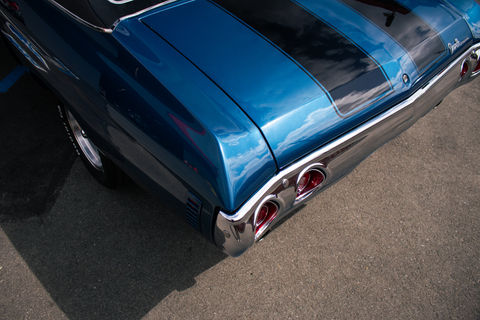 Restored 1971 Chevelle rear end