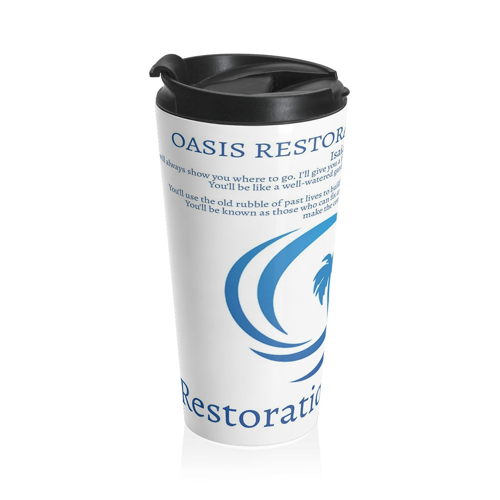 Thumbnail: Oasis Restorations Stainless Steel Travel Mug
