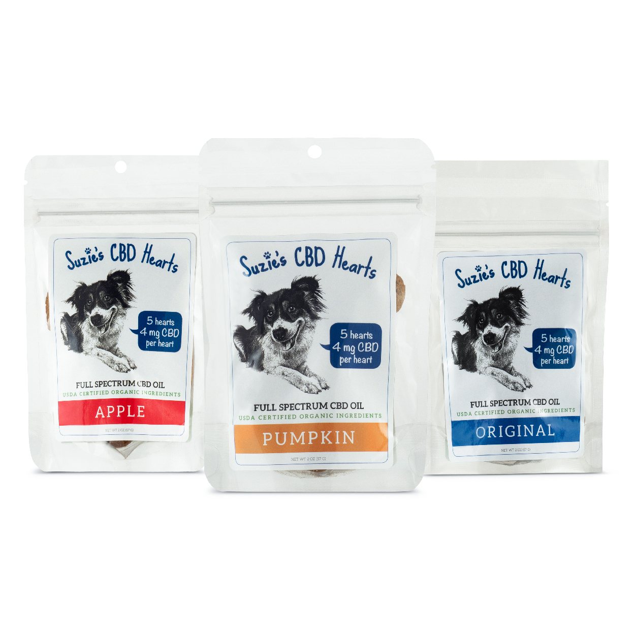 Suzie's CBD Sample Pack Trio for Pets Suzie's CBD Treats
