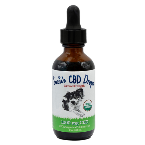 1000mg CBD Oil for Large Dogs Suzie's CBD Treats