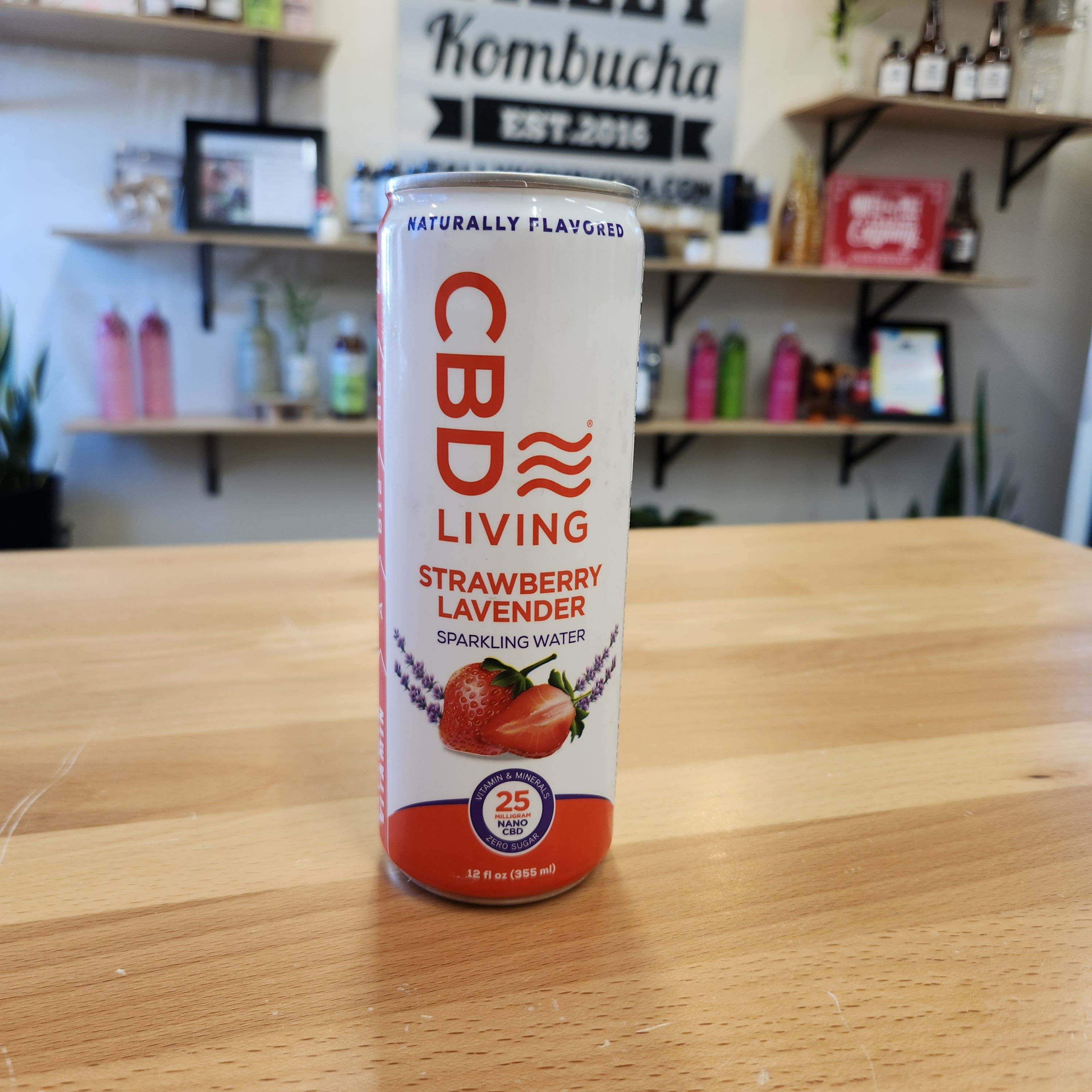 Strawberry Lavender Sparkling Water