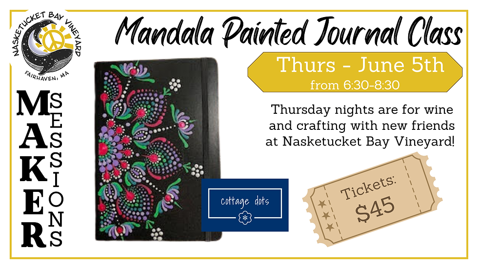 Mandala Painted Journal Maker Session