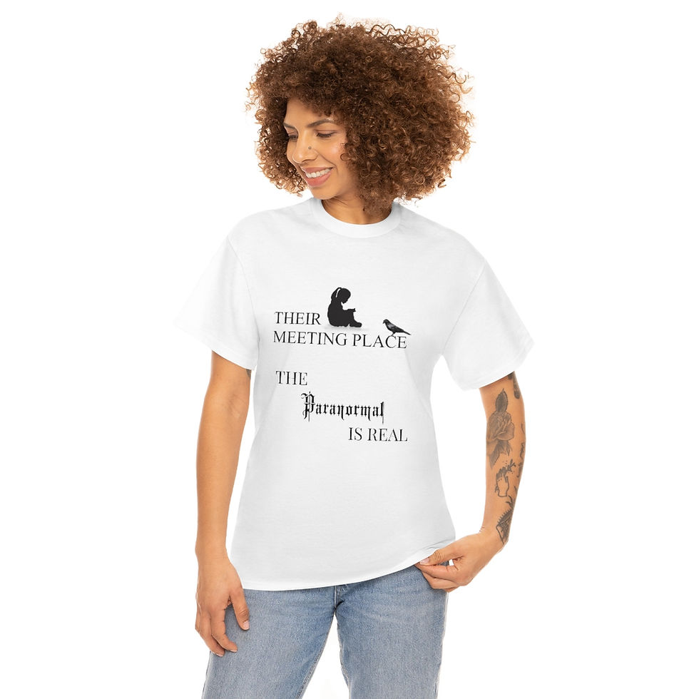 Thumbnail: THEIR MEETING PLACE Unisex Heavy Cotton Tee