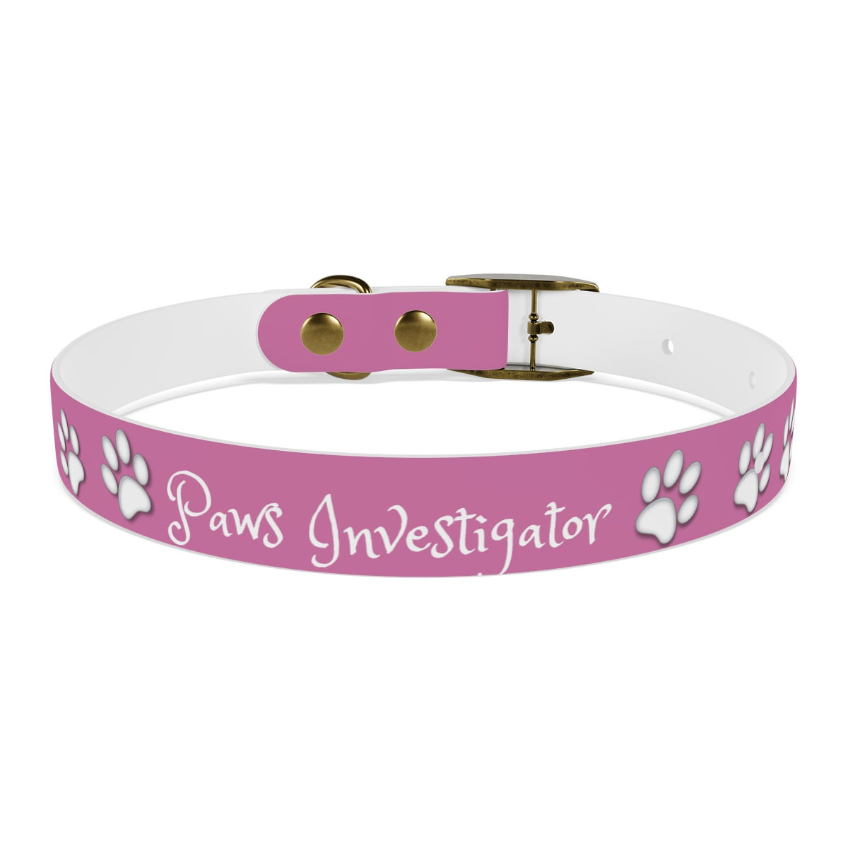 COLLAR 4 SIZES Paws Paranormal PINK 