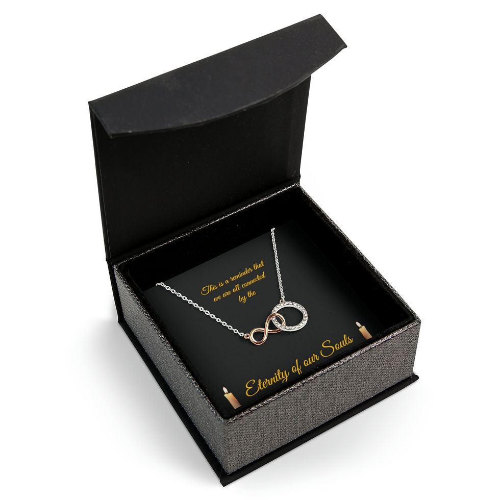 Thumbnail: Infinity Circle Necklace in Elegant Box Choices