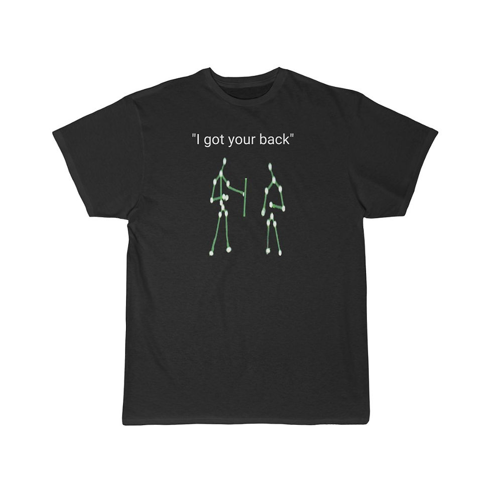 THEIR RULES SLS Figures "I've got your back" Men's Short Sleeve Tee