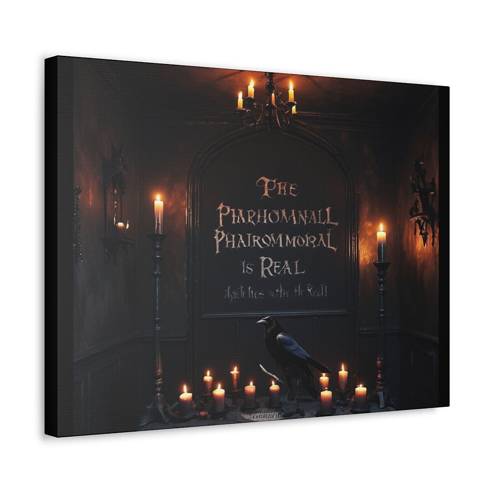 Thumbnail: The ParaMORAL Satin Canvas, Stretched