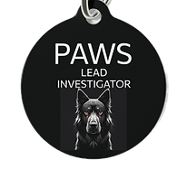 Paws dog tag