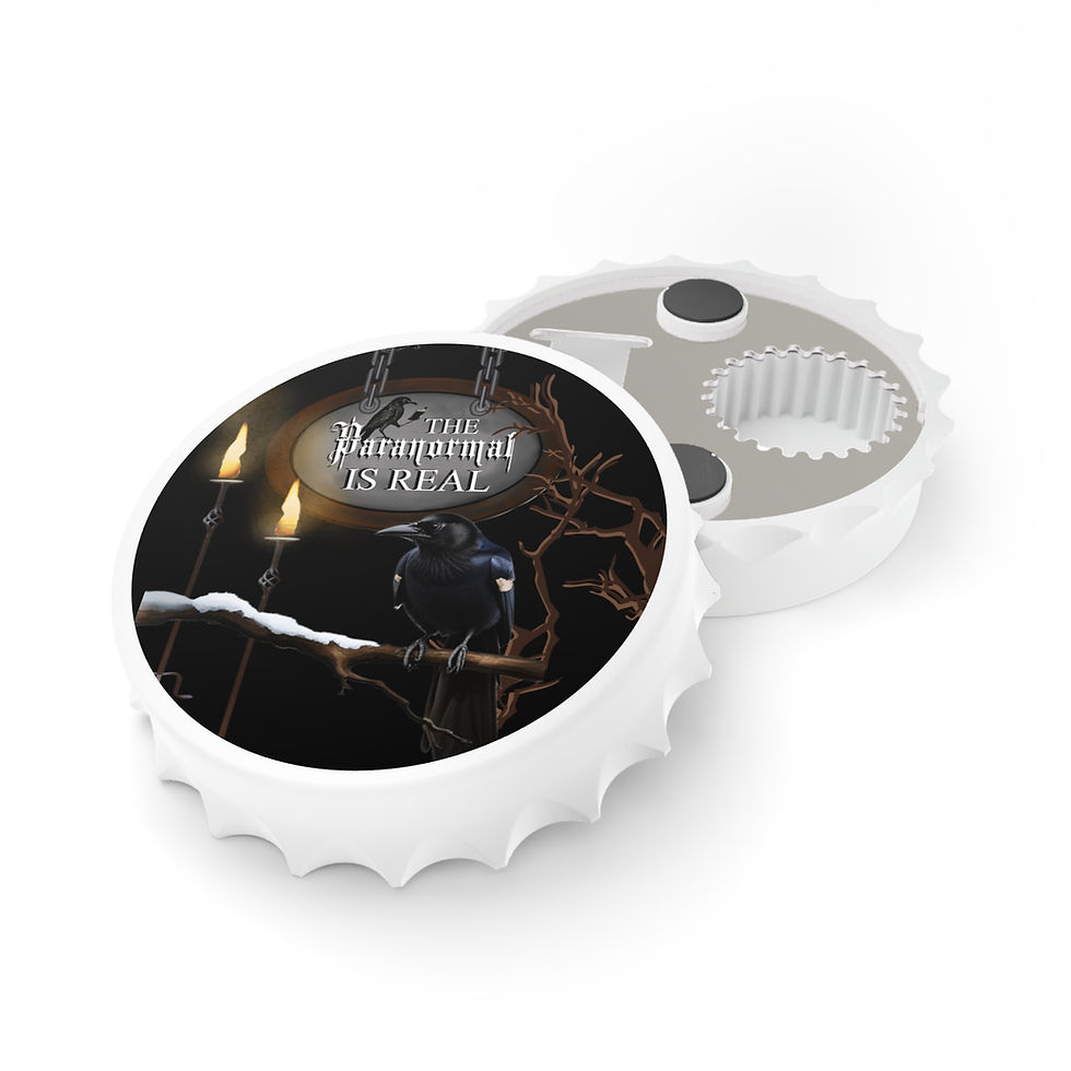 Thumbnail: Paranormal Themed Bottle Opener - Vintage Raven Design