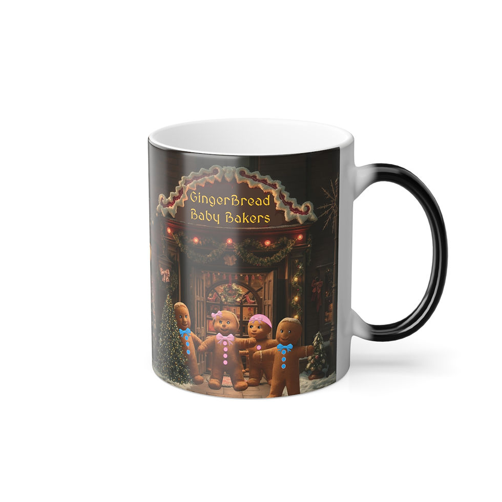 Magic Morphing GingerBread Mug, 11oz
