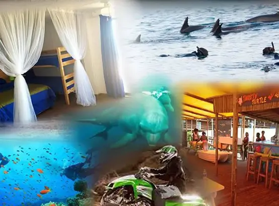 Different activites at Paraiso do Ouro in Mozambique
