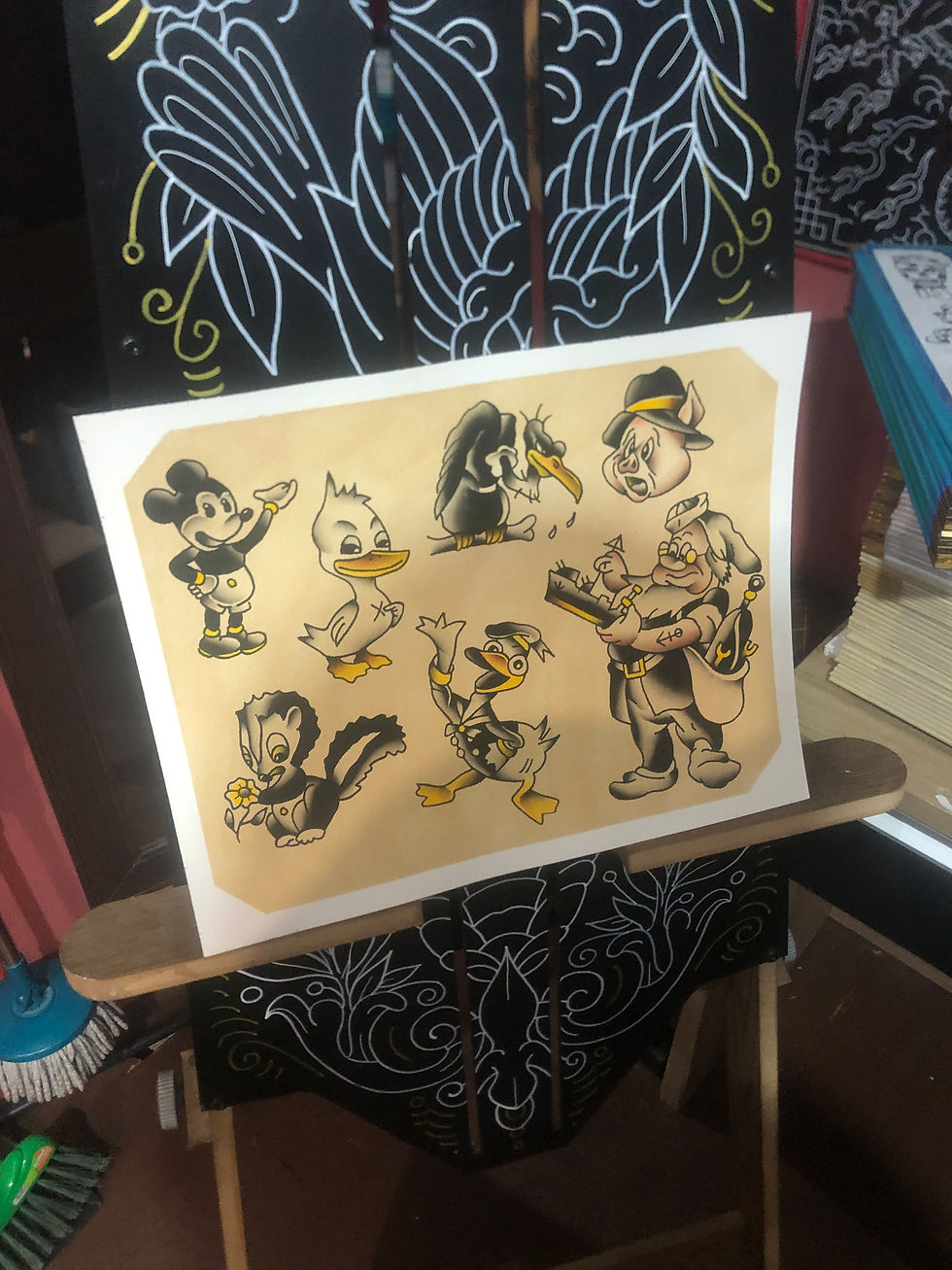 Thumbnail: Original repanting 11x14in Sutton