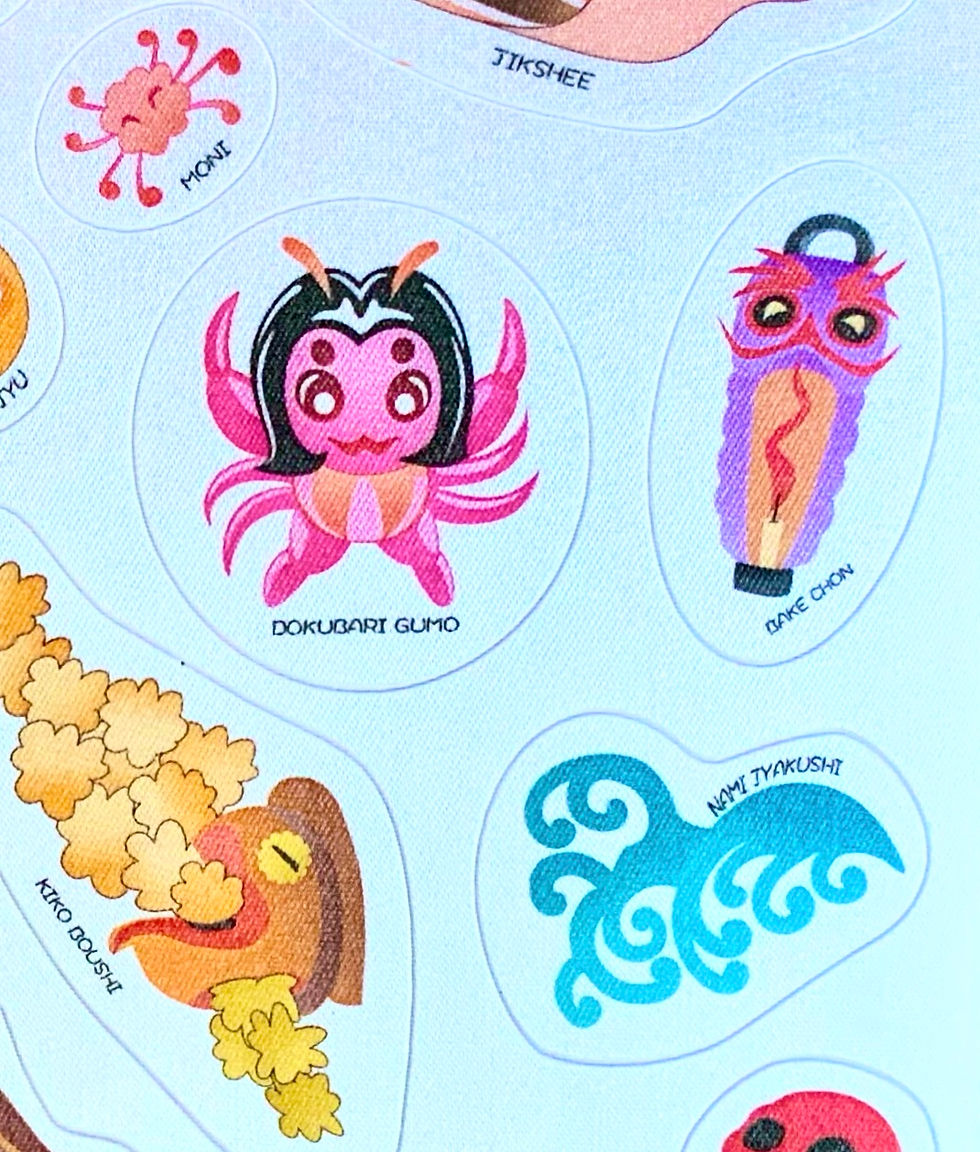 Thumbnail: なはくん光沢シール   キャラクターズ 2　 NAHAKUN SATIN STICKER: Characters 2
