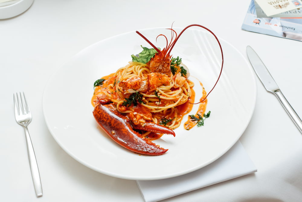 Arranged Food and Objects