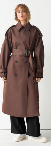 & Other Stories Wide Belt Trench Coat
