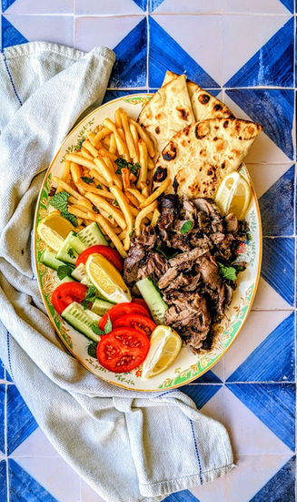 Slow cook Lamb Gyros.