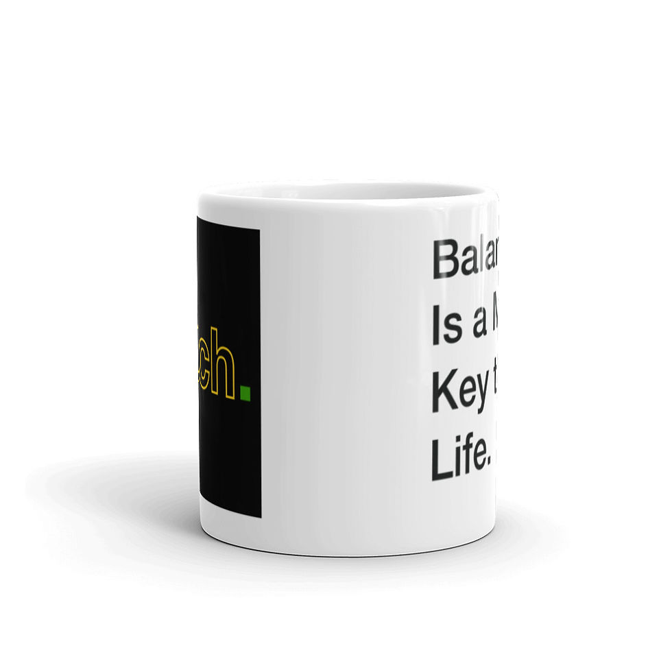 الصورة المصغرة: batch. Balance Is Key Glossy Mug