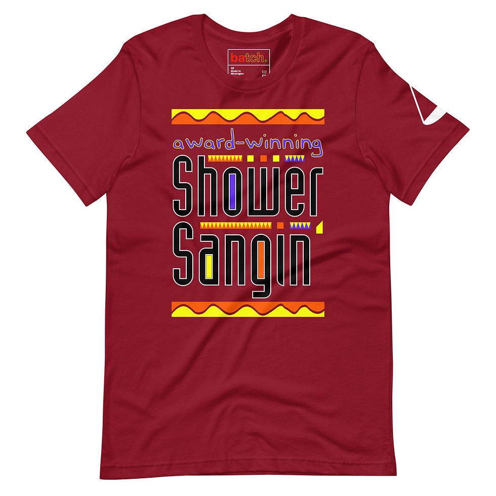 サムネイル： Award-Winning Shower Sangin' Unisex T-Shirt
